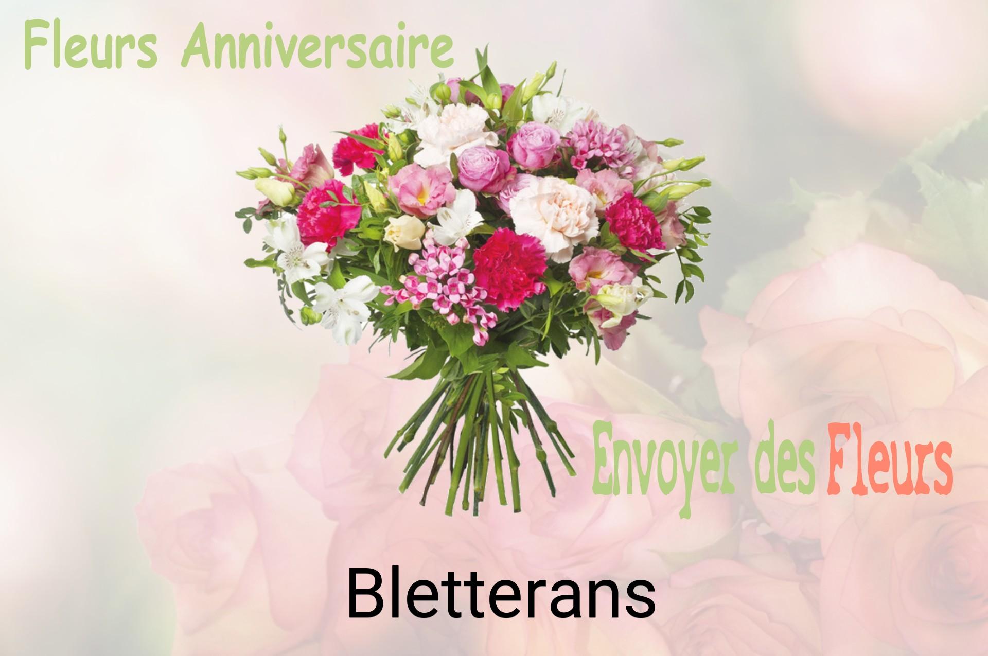 Bouquet de fleurs d’anniversaire livré à Bletterans