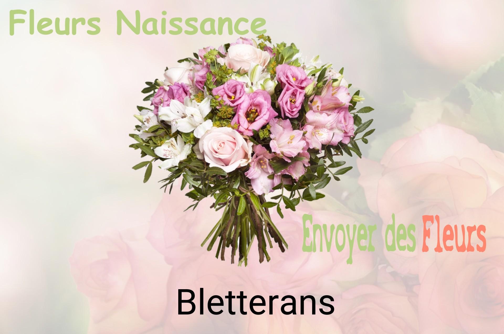 Bouquet de fleurs de naissance livré à Bletterans
